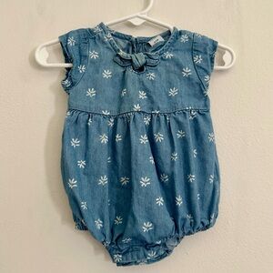 Old Navy Infant Chambray Onsie